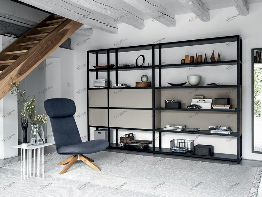 Fantin Модульный открытый книжный шкаф из металла Frame sun-id-1399913