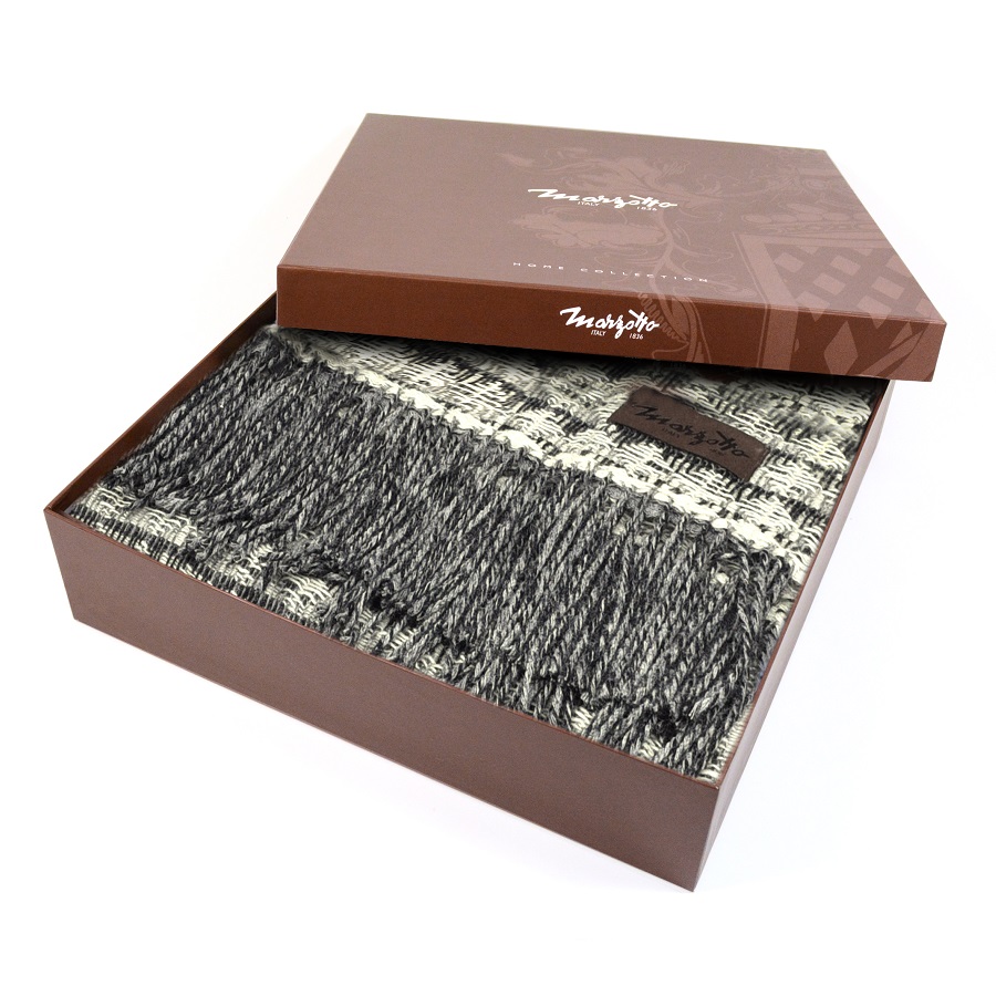 Плед Green Iceland, 130х180 см, серый MARZOTTO GREENICELAND1001 - Вид №2