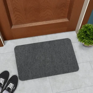 Придверный коврик ФЛОРТ Стар 40x60 см серый 89428313