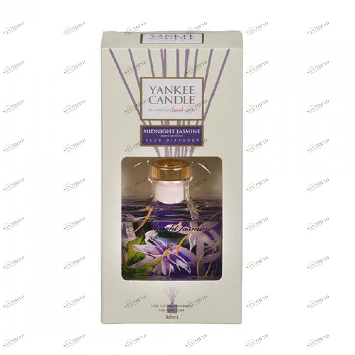 Диффузор "Ночной жасмин" SIGNATURE REED DIFFUSER MIDNIGHT JASMINE 88 мл YANKEE CANDLE  268038 Белый 