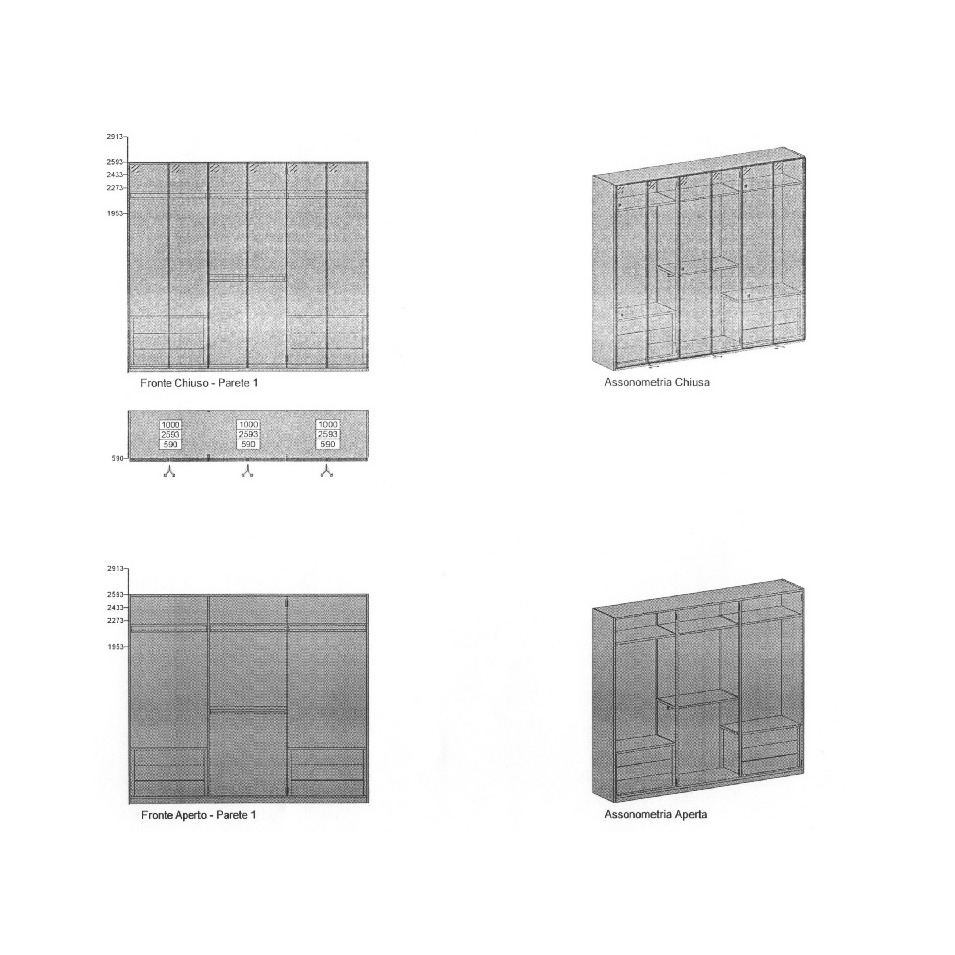 Гардеробная / Storage Iron Porro sun-id-373815 - Вид №6