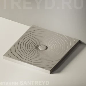 Flaminia WATER DROP Душевой поддон 80 см серый DR80.1019