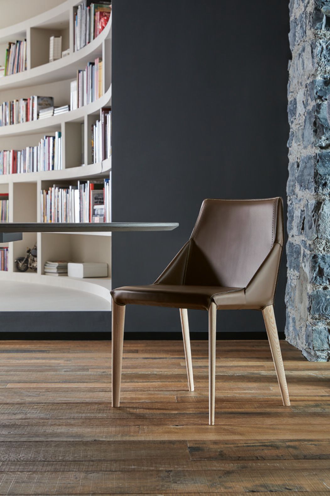 Кожаный стул с подлокотниками Bontempi Casa SALLY ARCH-00095947 - Вид №2