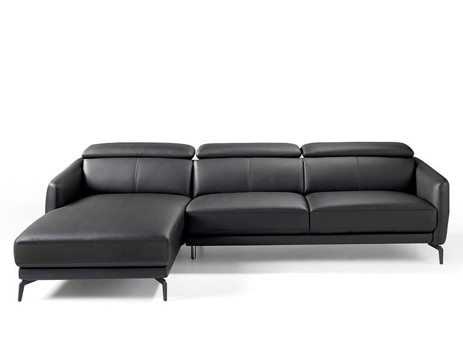 Кожаный диван с полуостровом Angel Cerda диван тренд ARCH-00120949 - Вид №2