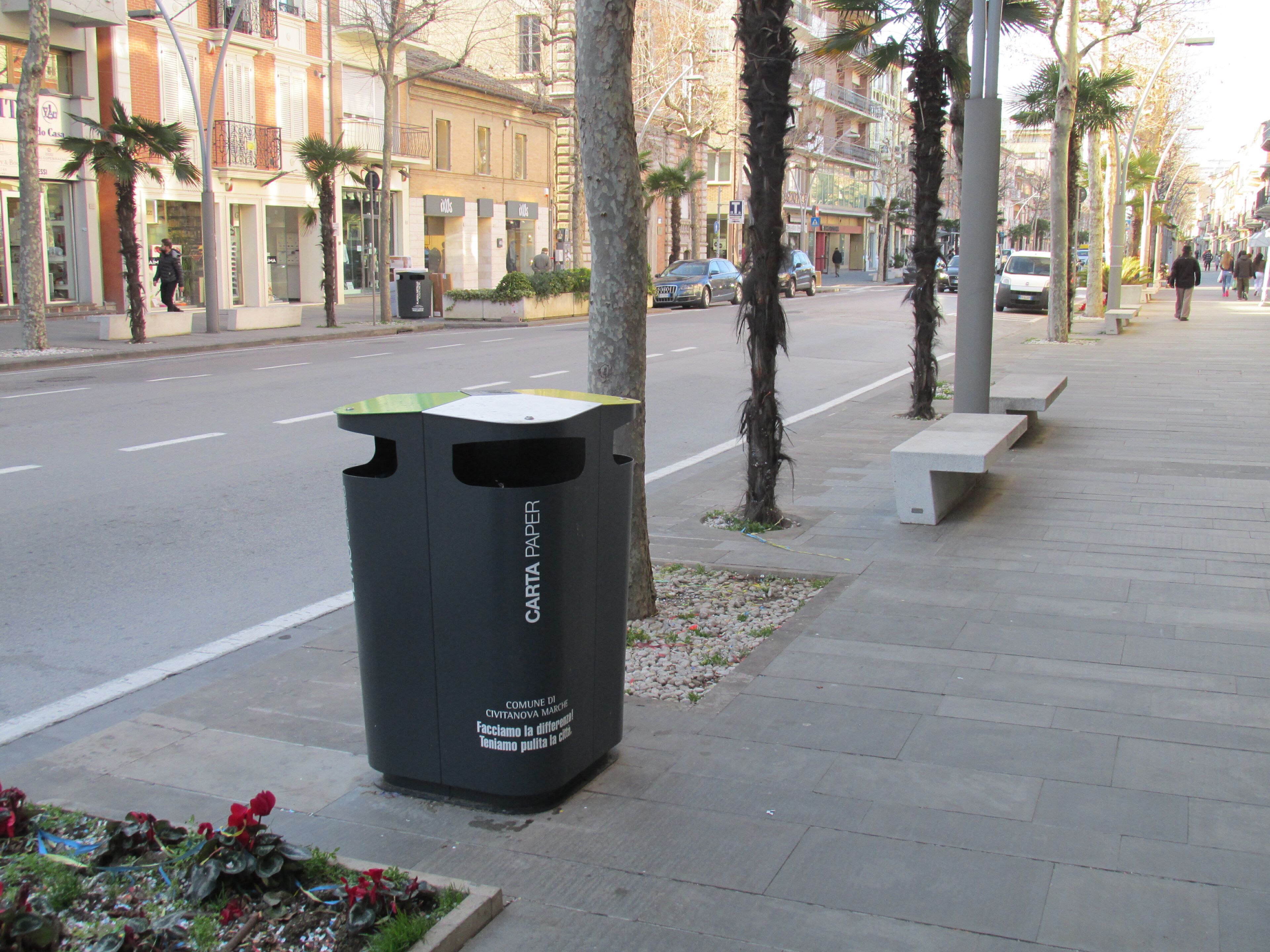 Стальная корзина для мусора для утилизации отходов Studio Città Flower ARCH-00109529 - Вид №4