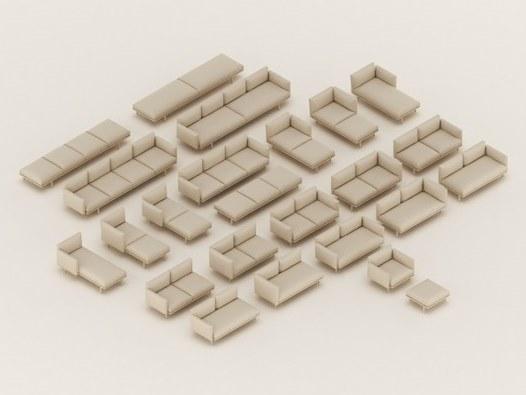 Kettal Садовый диван из модульной ткани Boma #25520-.. - Вид №8