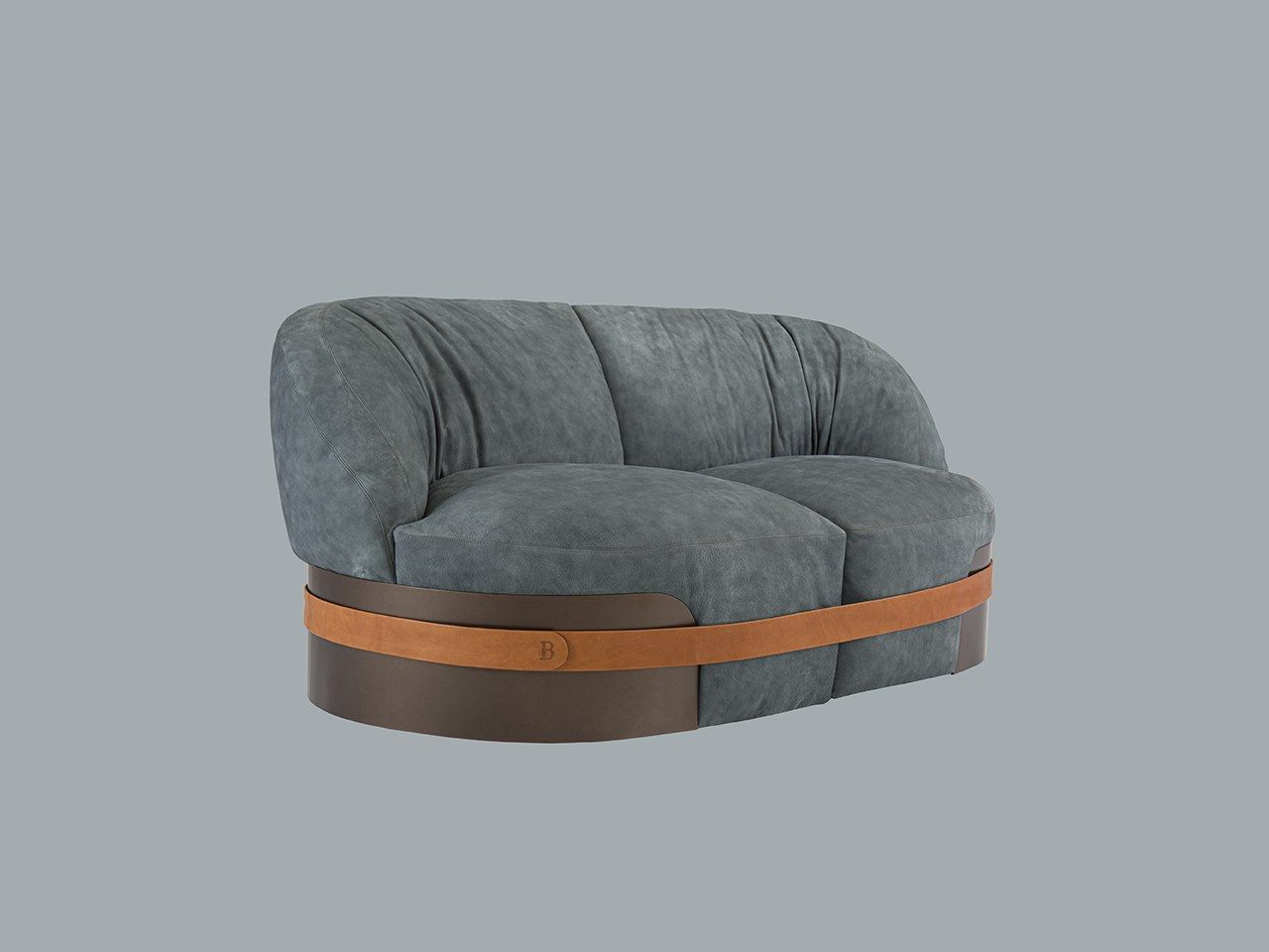 2-местный кожаный модульный диван Borzalino BELT ARCH-00013385 - Вид №2