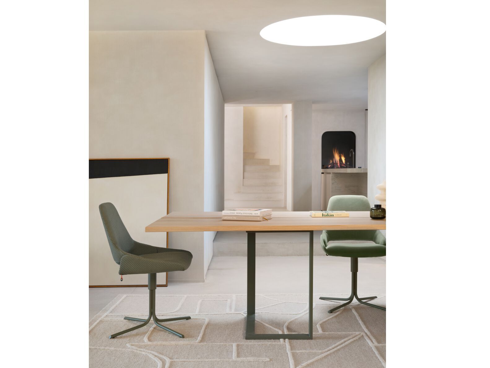 Тканевый поворотный стул с подлокотниками Mobitec Lotus ARCH-00132813 - Вид №5