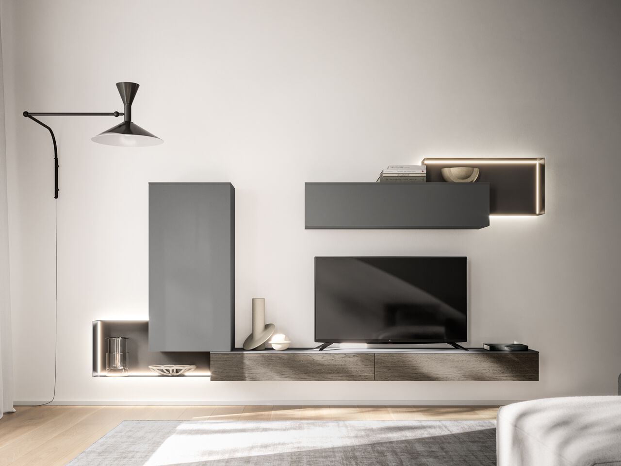 Металлический навесной шкаф Santalucia Mobili Homy ARCH-00091258 - Вид №2