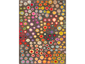 Прямоугольный ковер с рисунком из шерсти