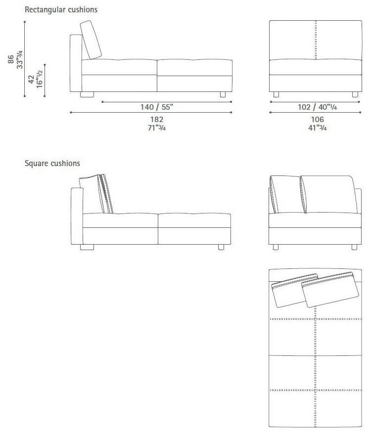 Poltrona Frau Модульный диван La collezione - divani e poltrone sun-id-1459157 - Вид №10