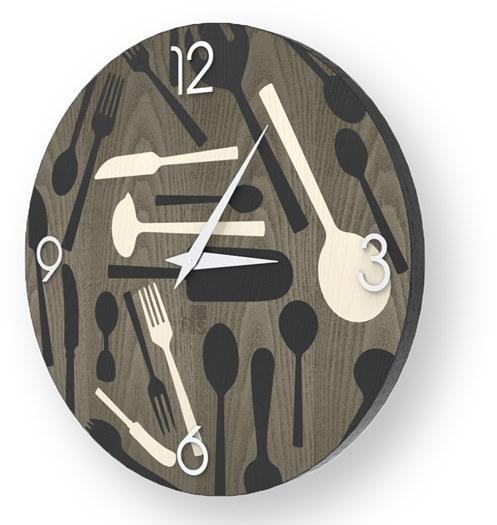 LIGNIS® Настенные часы из инкрустированного дерева Dolcevita objects 10.070 / 10.148 - Вид №1