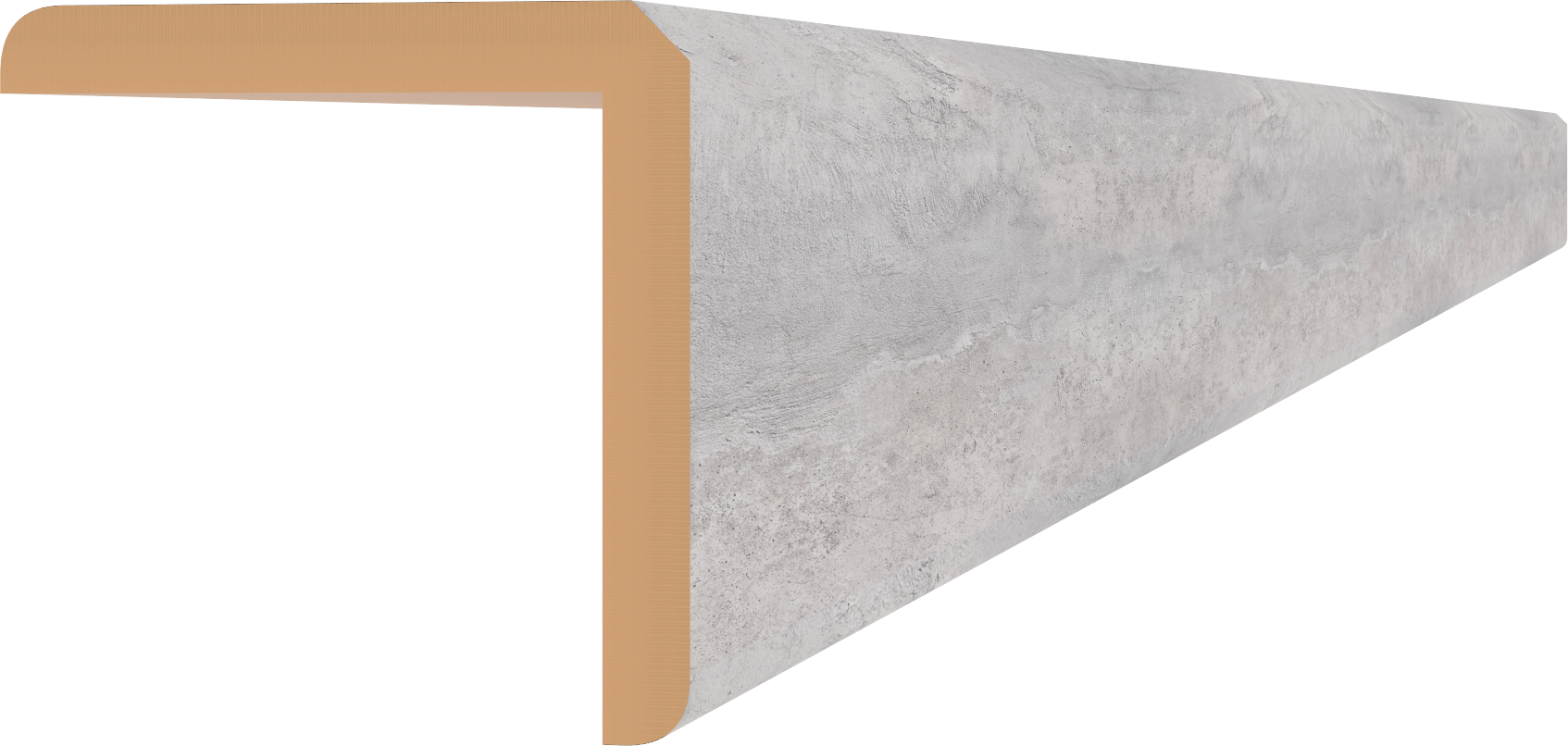 88282823 Угол МДФ универсальный Бетон Чикаго 24x24х2700 мм STLM-0077231 Santreyd
