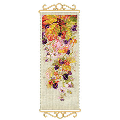 1550 Набор для вышивания Ежевика 19 х 48 см RIOLIS Сотвори Сама 