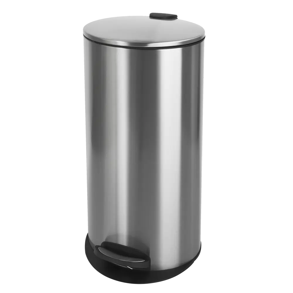 Контейнер мусорный 30 л Delinia пластик нержавеющая сталь STLM-2124017