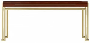 Jetclass Прямоугольная консоль из стали и дерева Jazz Jjz230 (a)