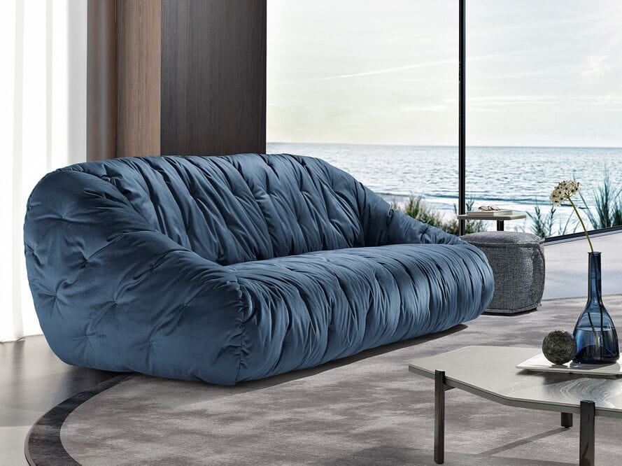 3-местный капитонный диван Max Divani GEO ARCH-00066671 - Вид №5