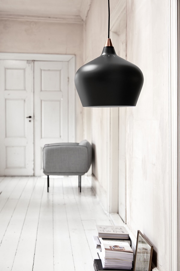 Лампа подвесная Cohen Large, черная матовая, черный шнур Frandsen 14426521001 - Вид №2