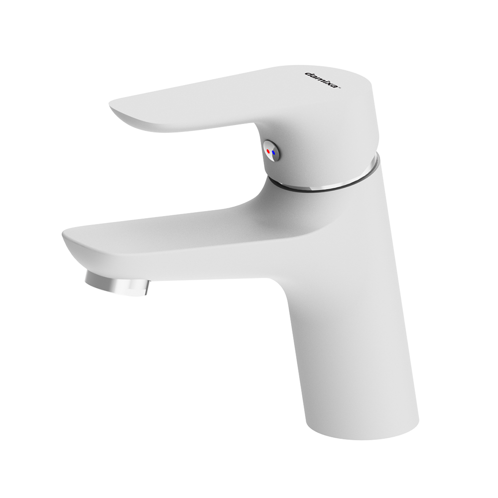 770210200 смеситель для умывальника белый Damixa Origin Bit  - Вид №2
