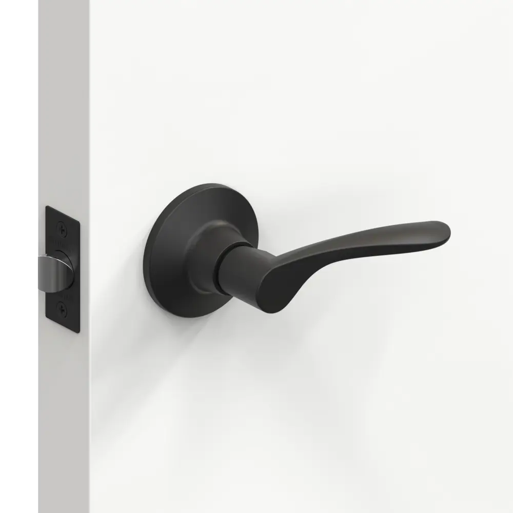 Ручка-защелка Fuaro 620/BL BL-P без фиксатора, цвет черный STLM-2042070 - Вид №7