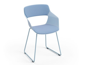 Штабелируемый стул из полипропилена с подлокотниками