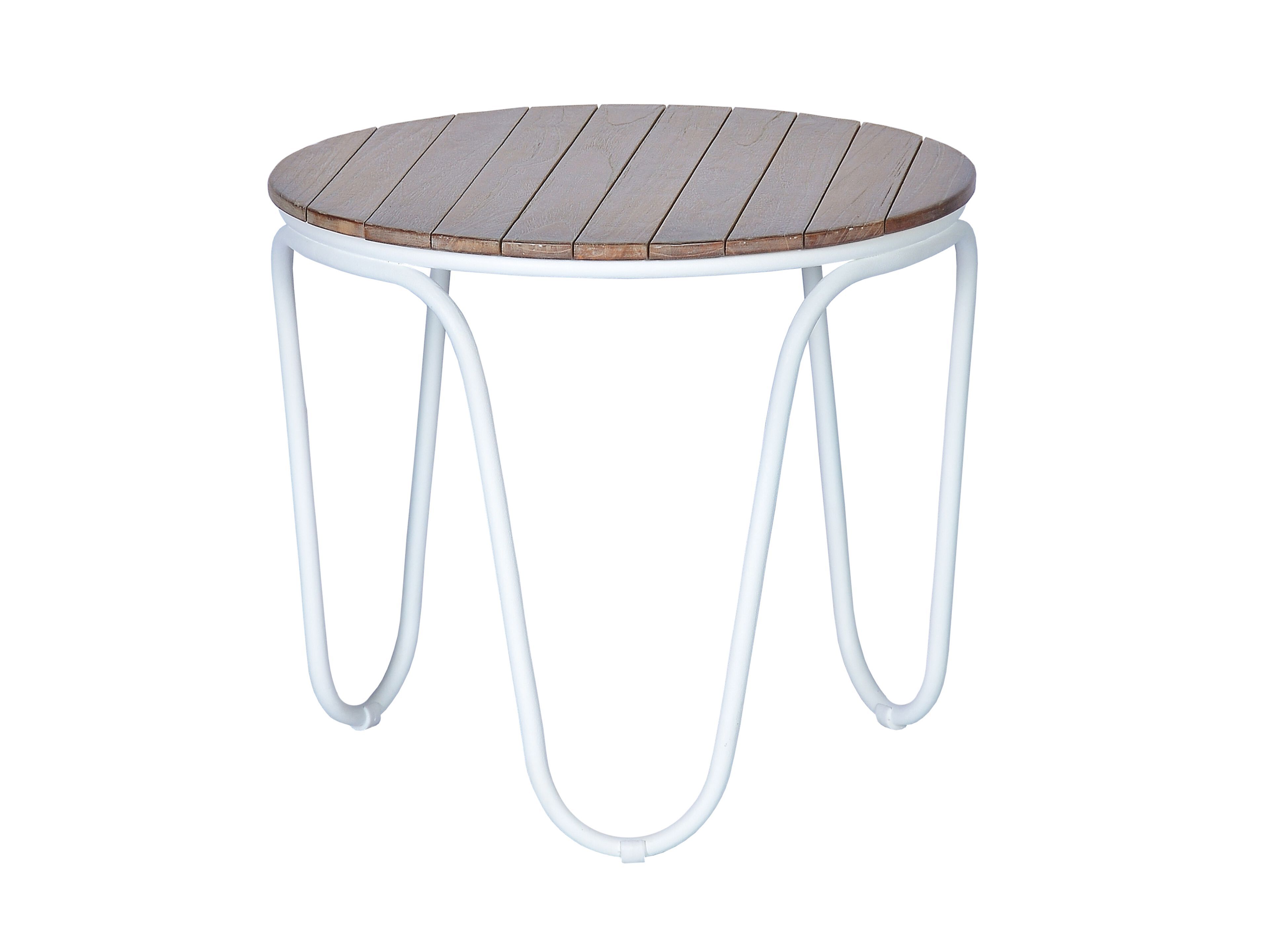 Круглый деревянный журнальный столик для сада cbdesign Lucie ARCH-00118817 - Вид №7