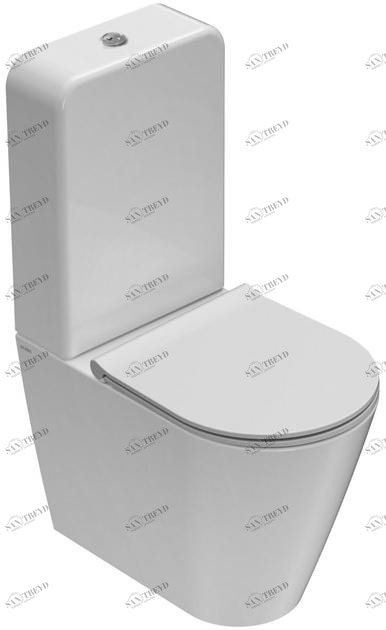 Fo003.bi Компакт унитаз с бачком Белый Ceramica Globo FORTY3 Италия