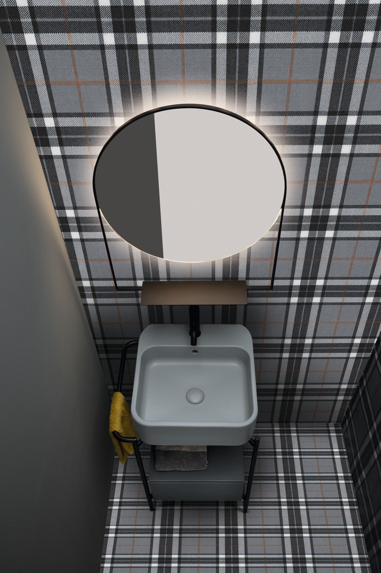 Напольная раковина из нержавеющей стали и дерева с ящиками Axa вещь ARCH-00144484 - Вид №3