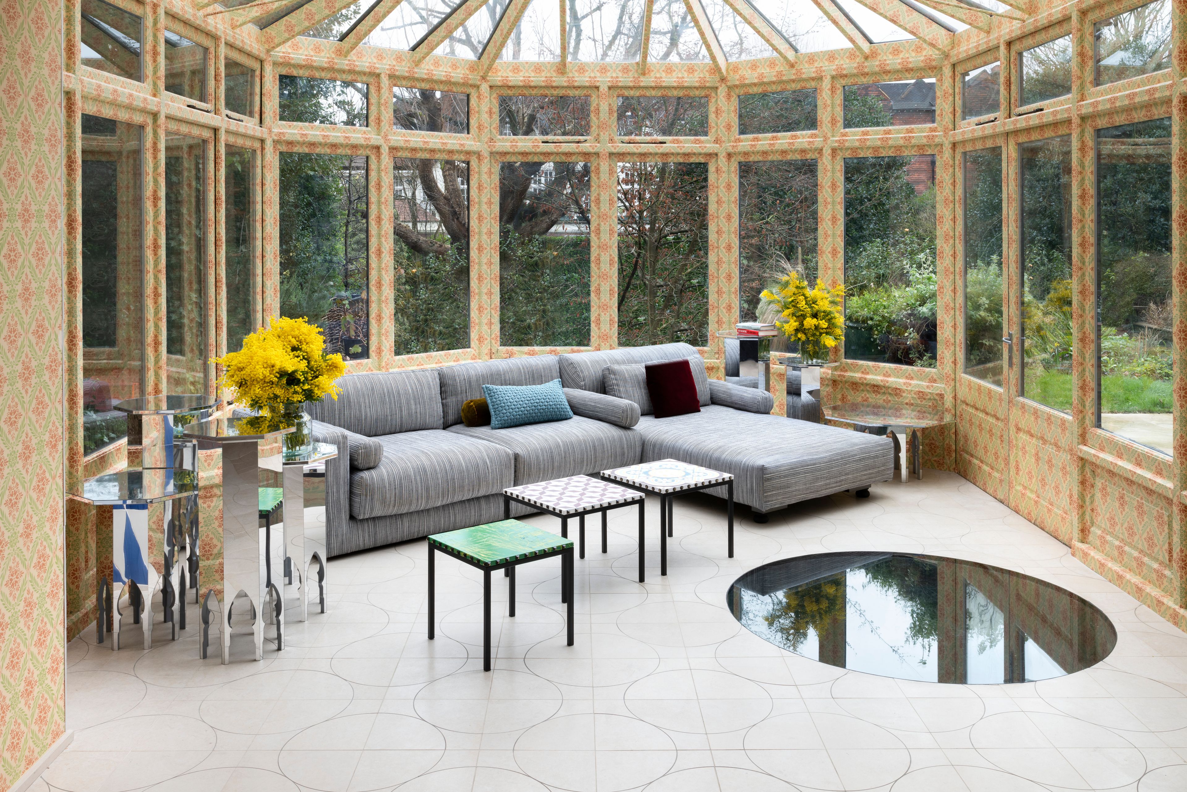 Тканевый диван с полуостровом MOROSO Salon Nana ARCH-00014690 - Вид №4