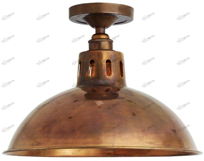 Mullan Lighting Потолочный светильник из латуни ручной работы Paris industrial Mlcf32 