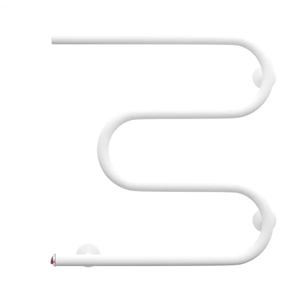 Полотенцесушитель электрический Арго М-Э 500x500 мм 50 Вт M-образный цвет белый STLM-2016078 - Вид №1