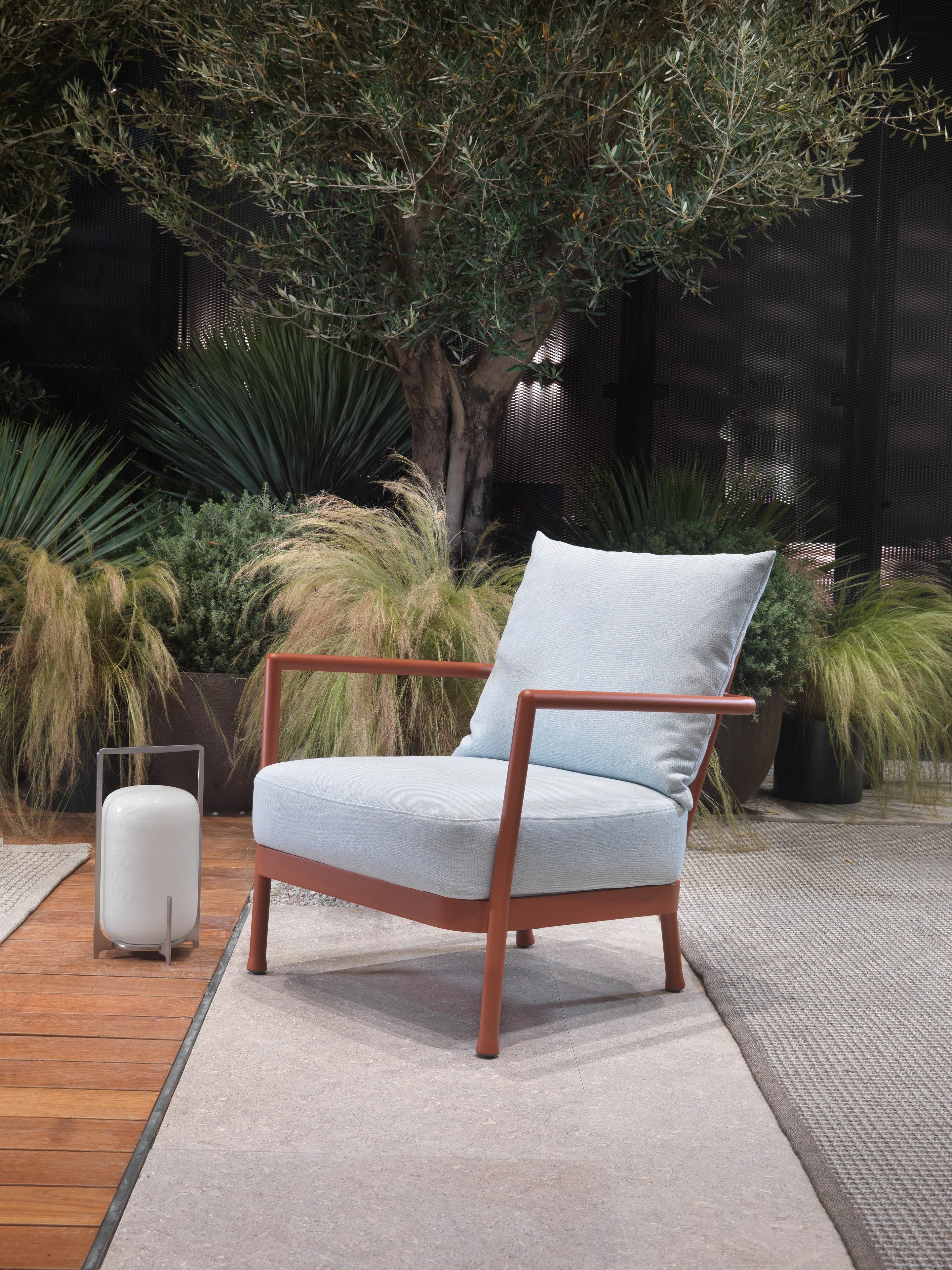 Алюминиевый и тканевый садовый стул Flexform Camargue ARCH-00133483 - Вид №4