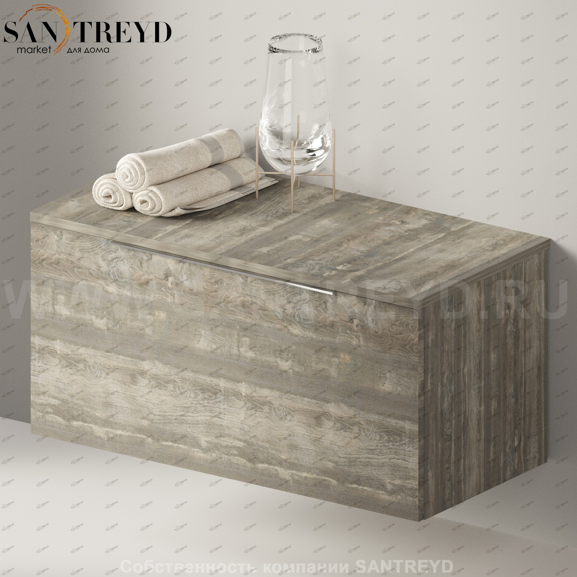 Flaminia BOX Настенная тумба 105 см с 1 ящиком BX435.WE Ceramica Flaminia BX435WE