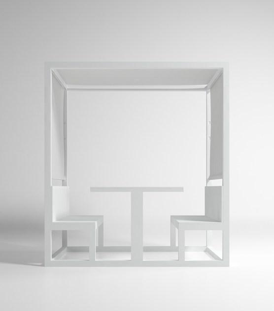 GANDIABLASCO Алюминиевая беседка со встроенным столом и скамейкой Merendero sun-id-1404778 - Вид №1