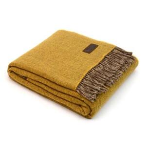 Плед Dioniso, 130х180 см, желтый