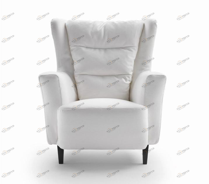 Marac Кресло с обивкой из ткани с подлокотниками Clara sun-id-1484009