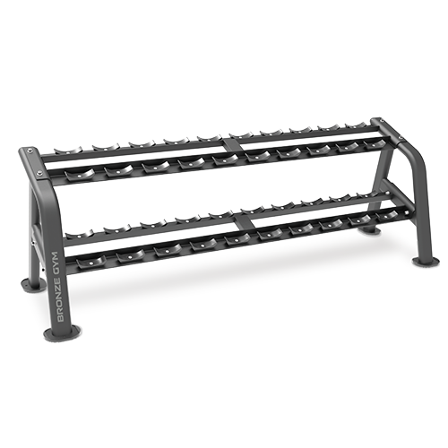 BR-1027 Bronze gym br-1027 стойка для гантелей (15 пар) Bronze Gym 