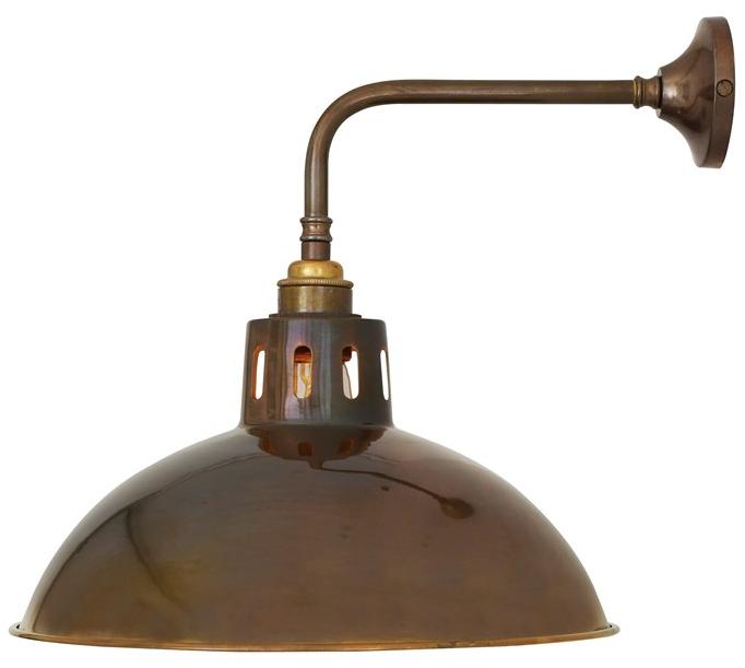 Mullan Lighting Бра с прямым светом ручной работы из латуни Paris industrial Mlwl366  - Вид №2