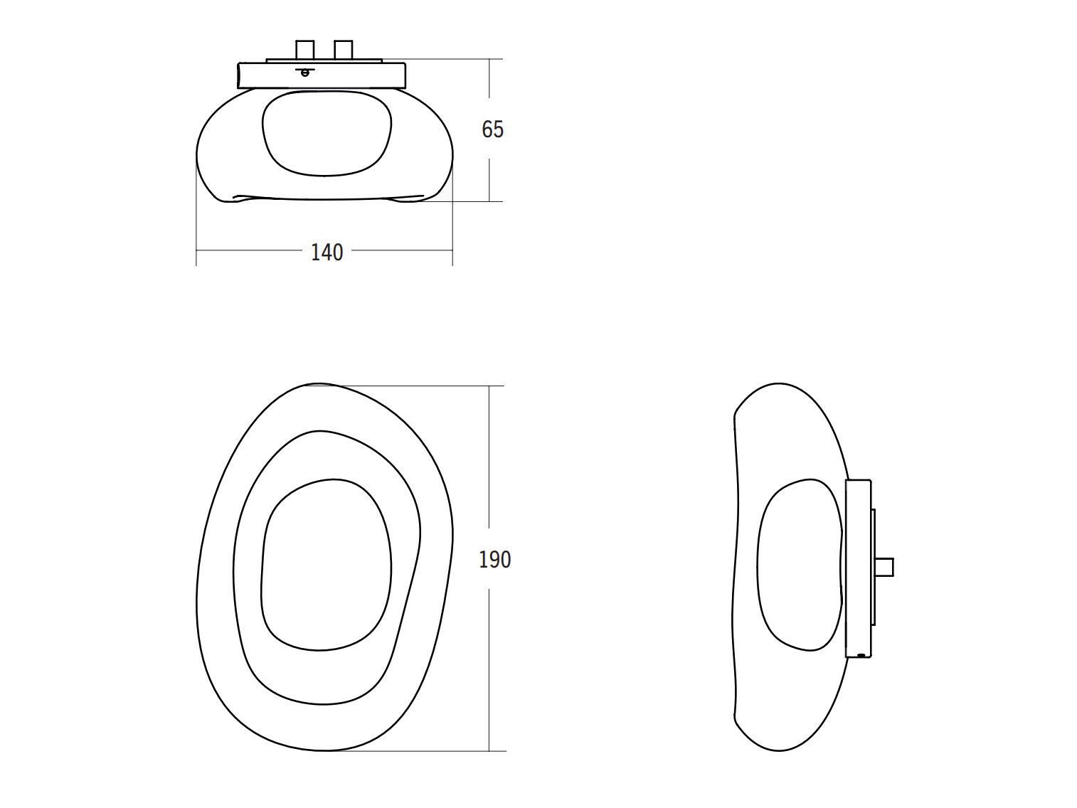 Стеклянный светодиодный настенный светильник ADesignStudio Alchemy ARCH-00002941 - Вид №4
