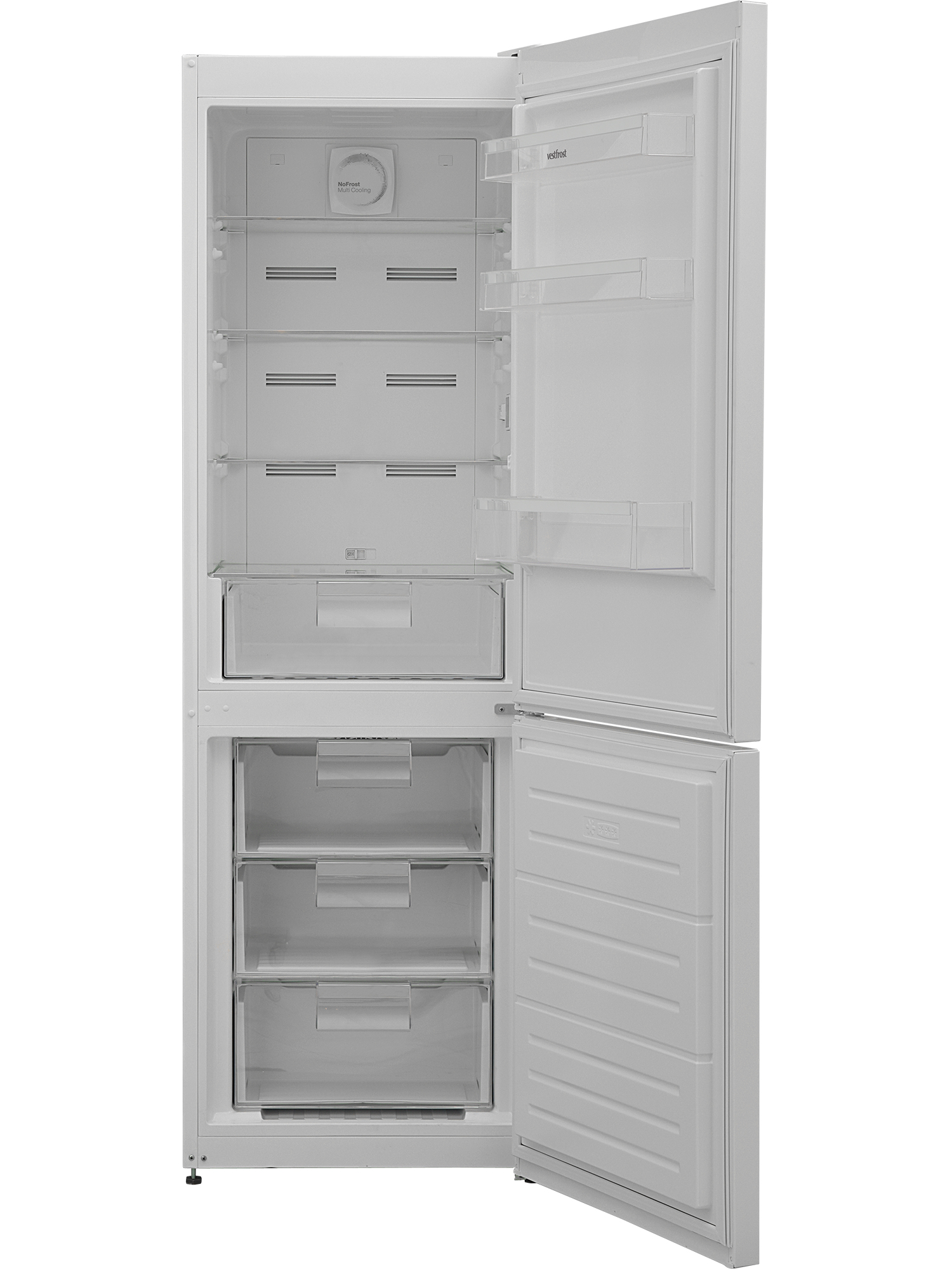 5301041 Холодильник с морозильником   Vestfrost VW18NFE01W белый STDN-0032285 - Вид №1