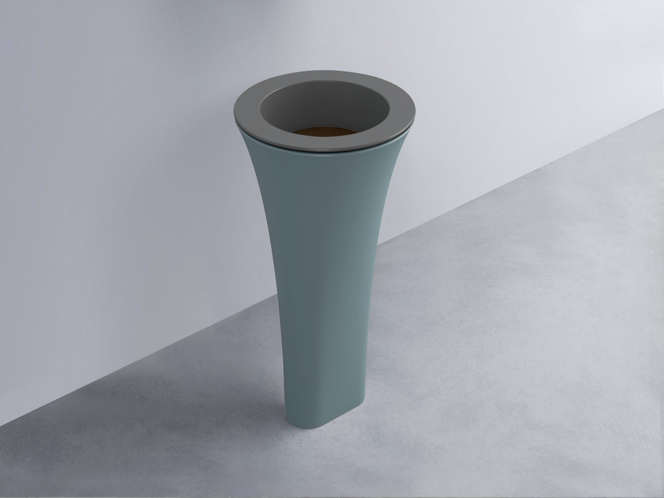 AMLA45-CM+AMPILT-CA+AMCOLT-PL Раковина Amedeo Tondo отдельностоящая cielo Enjoy + Amedeo Ceramica Cielo