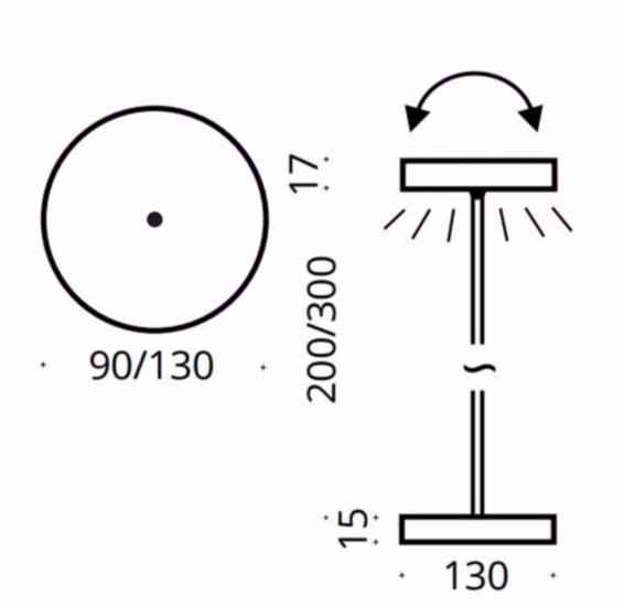 Top Light Настольная лампа регулируемая светодиодная с фиксированным кронштейном Sun sun-id-1359387 - Вид №4