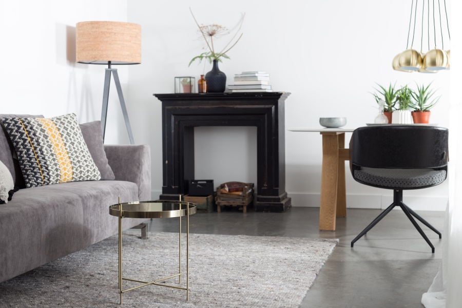 Диван Dragon Rib трехместный синий Zuiver 3200001 - Вид №5