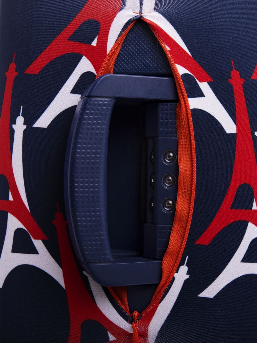 SP240 French-M/L Чехол для чемодана средний Routemark SP240  - Вид №5