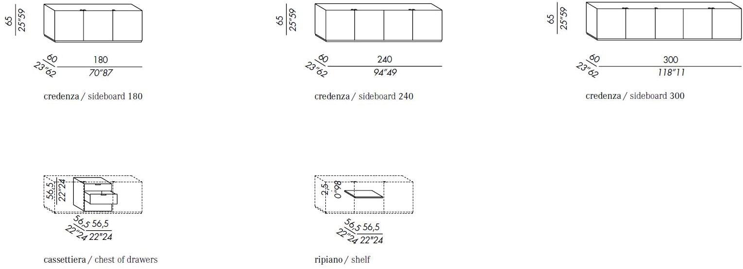 Meridiani Комод деревянный с распашными дверцами sun-id-1382067 - Вид №1