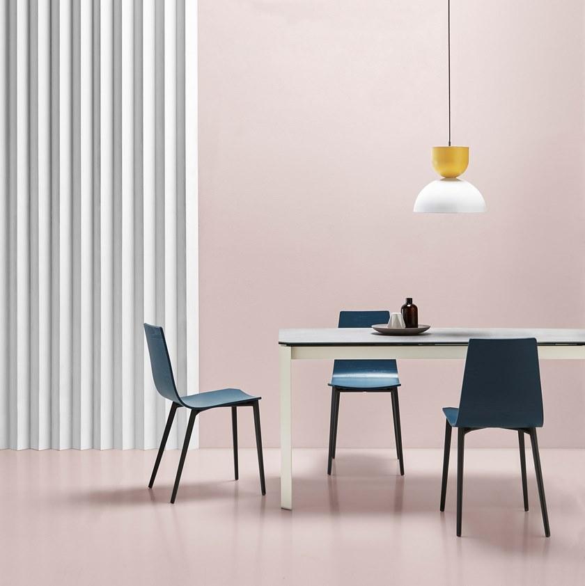 MOBLIBERICA Обеденный стол с керамической столешницей под дерево Salt sun-id-1379105 - Вид №6