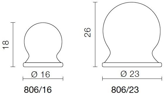 Martinelli Luce Настольная лампа из дутого стекла  806  - Вид №6