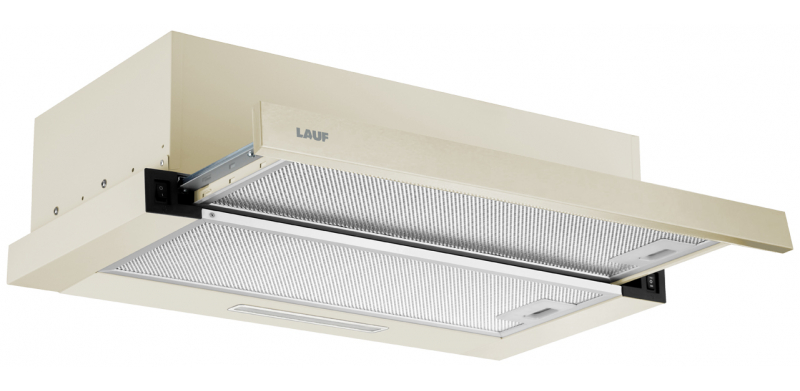 9185536 Вытяжка телескопическая LAUF LUNA 600 бежевый/бежевый STDN-0112957