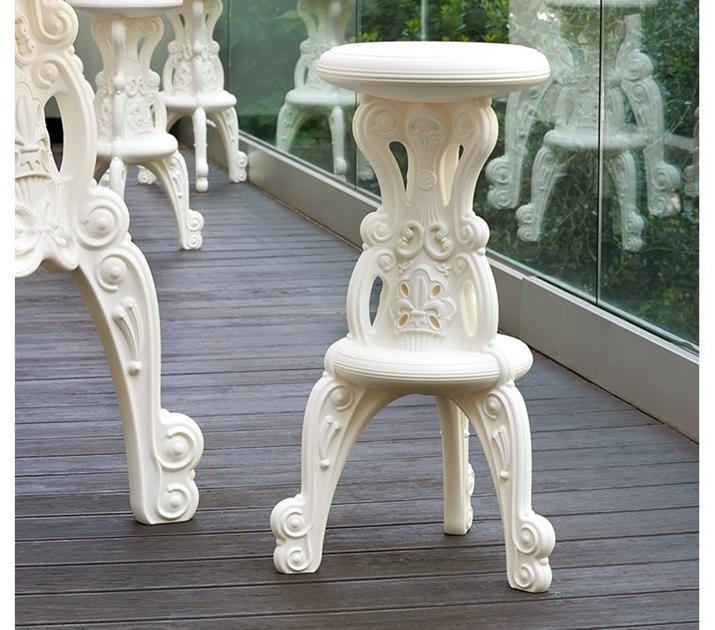 SLIDE Барный стул высокий из полиэтилена Design of love sun-id-1447576 - Вид №1