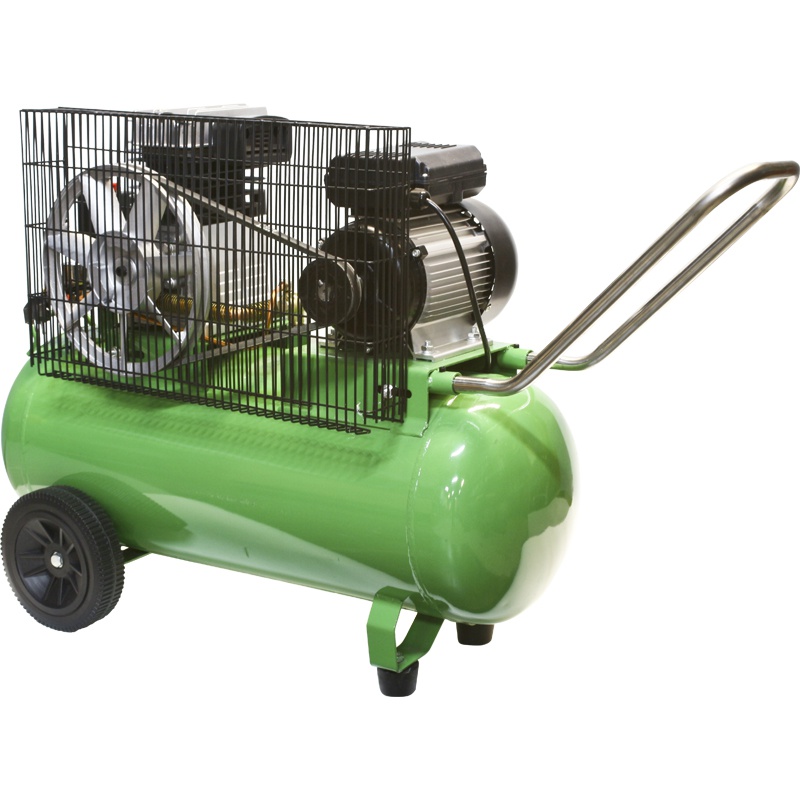 59439 Калибр Компрессор масляный с ременным приводом КМ-2100/50РУ  - Вид №2